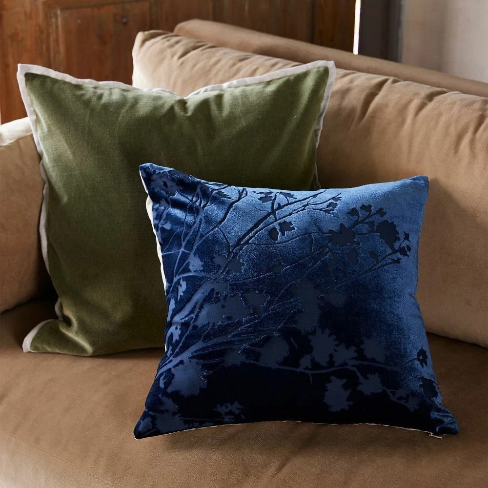 Pottery Barn West Elm BLUE Pillow Cover Holiday gift Party Birthday wedding girl