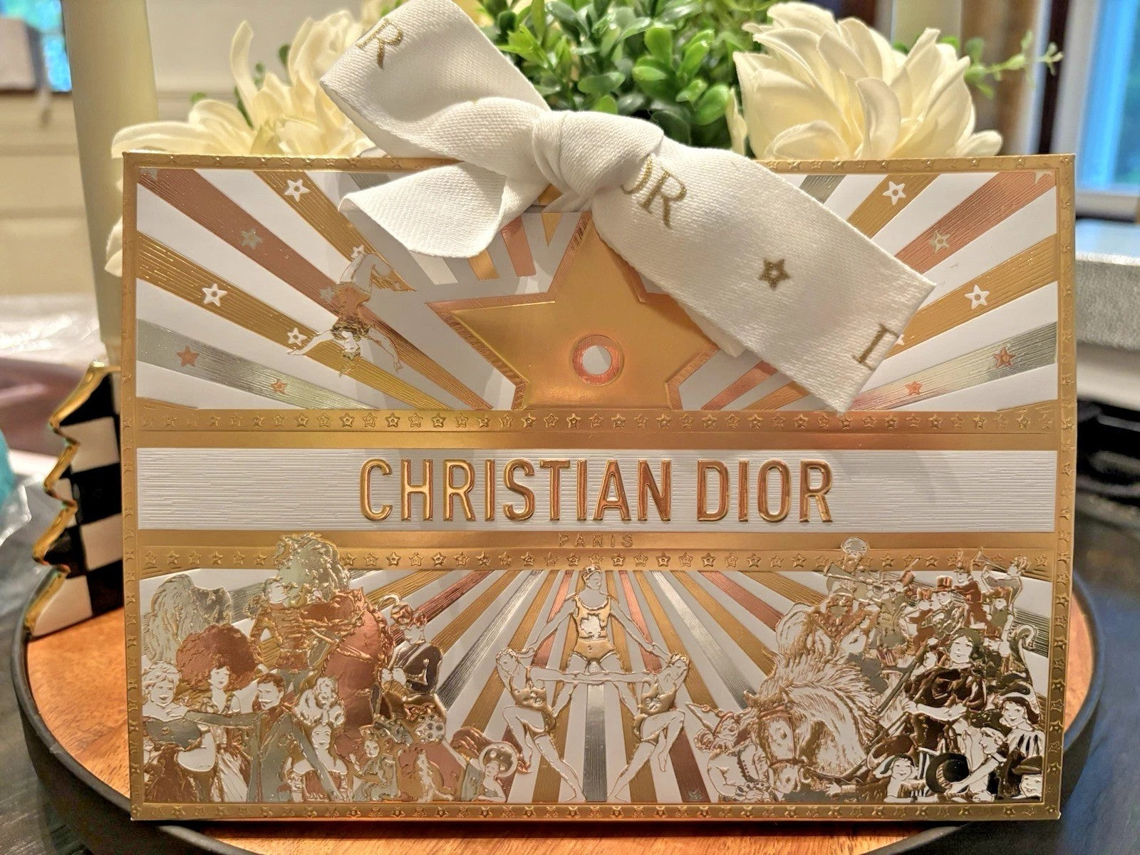 Christian Dior Beauty Gold Star Bag Limited Edition GWP Christmas holiday gift