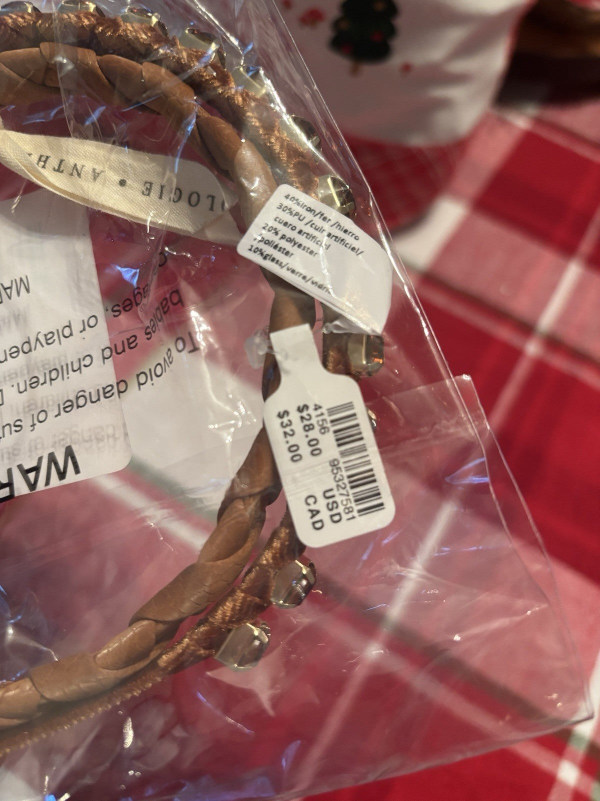 Anthropology Headband velvet diamond holiday party wedding Women Hair Band SET 2