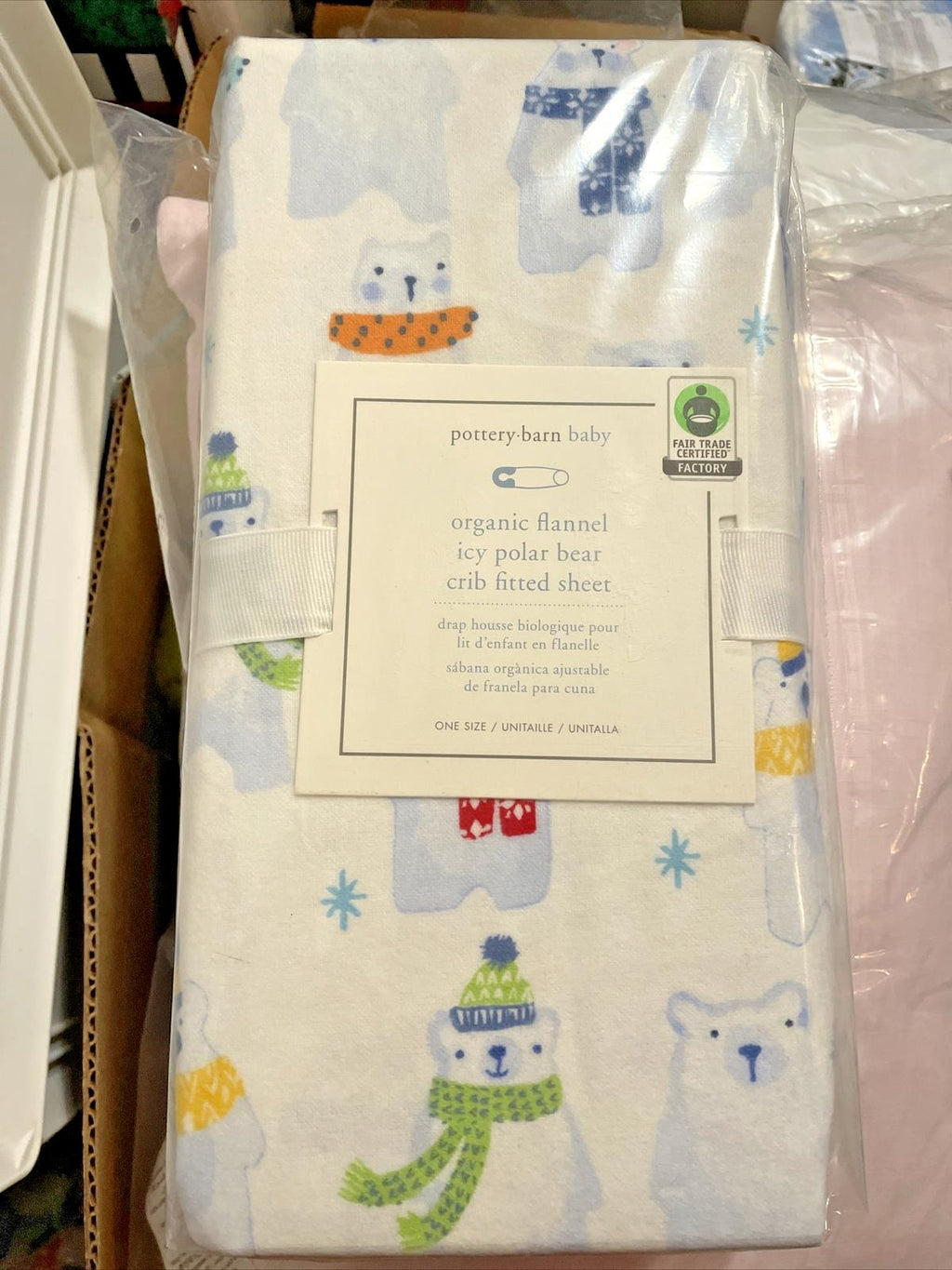 Pottery barn Disney Crib Toddler bed Fitted Sheet Holliday Birthday KIDS Baby a