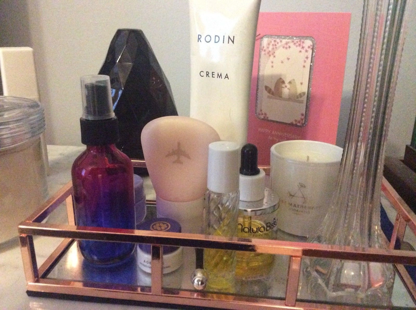 Mist bottle for Spray Face hair Body perfume Toner travel gift rainbow 1