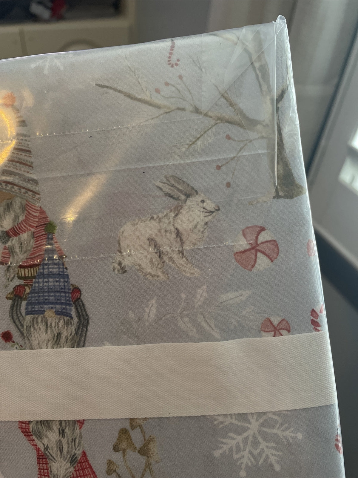 Pottery Barn KING holiday Disney Christmas Gift Deer Forest Snowman SET 2