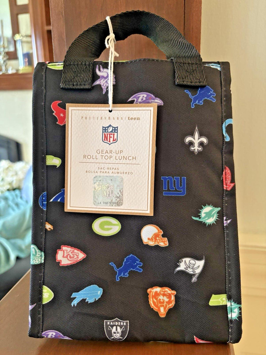 Pottery Barn School MLB Baseball Lunch Bag NFL sports bag Disney travel boy n