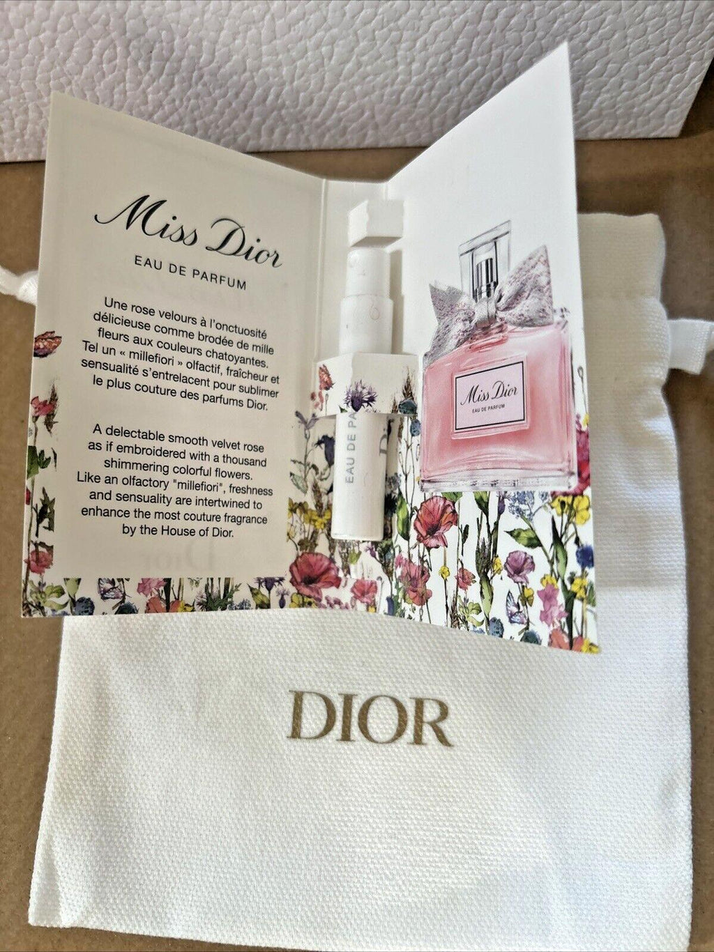 Miss DIOR Bag VIP Parfum Floral Holiday gift Set Bonus teen birthday Girl ?? ]