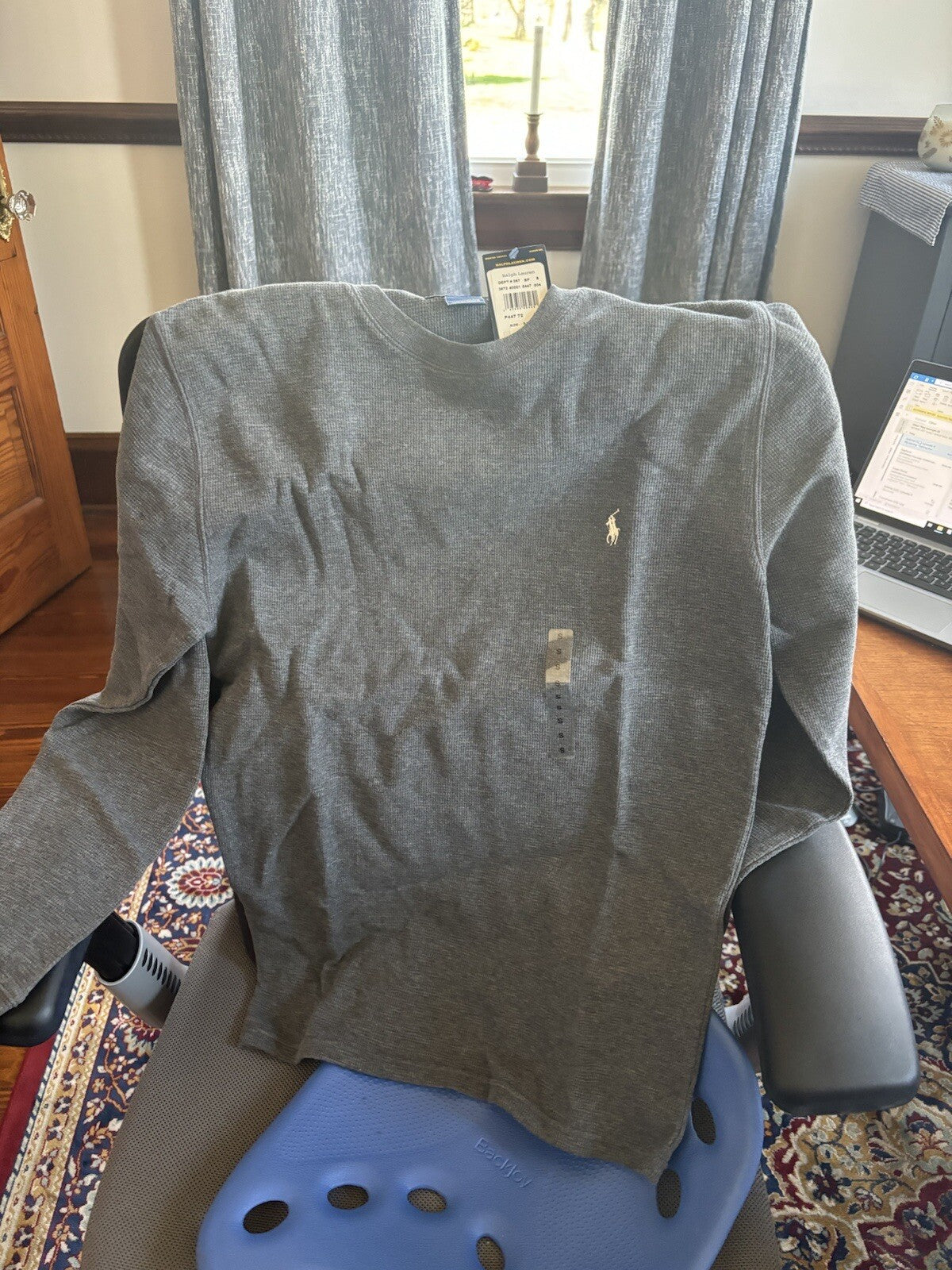 Ralph Lauren holiday polo shirt jersey teen boy man stripe Medium Disney $119 -