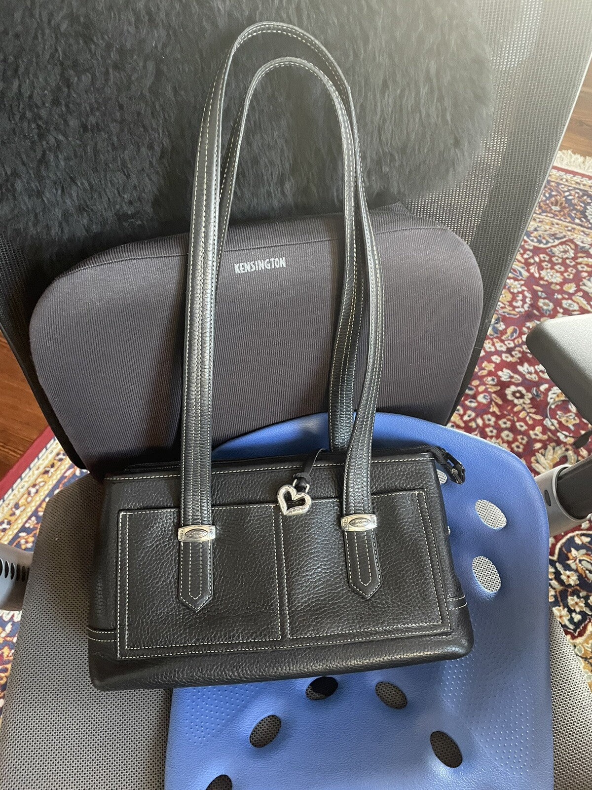 Brighton Purse handbag Black Silver Holiday Gift Girl Bag Party mom $300+  -