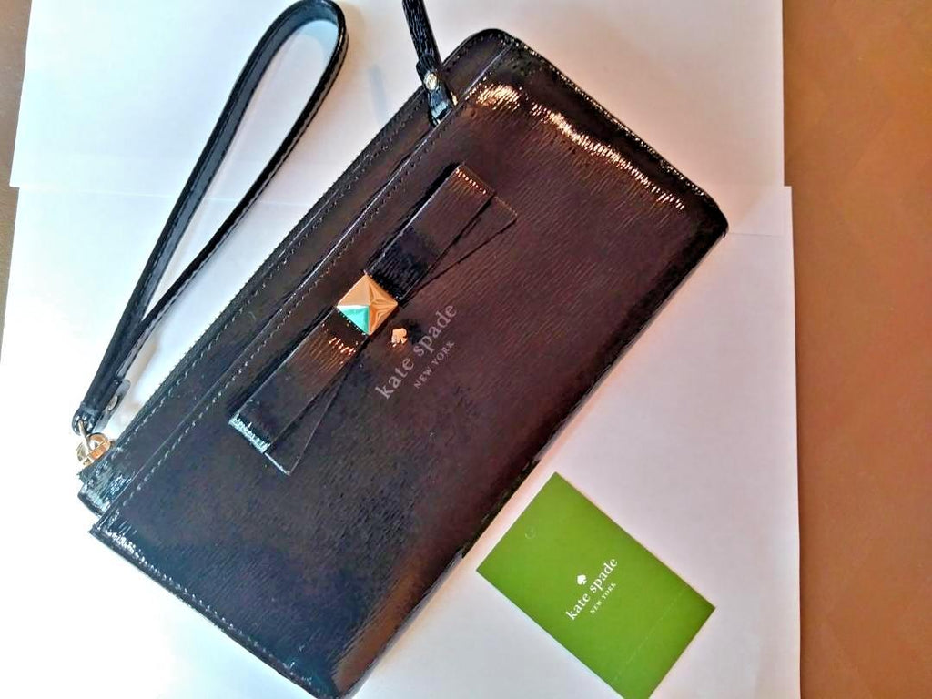 Kate Spade Disney bow wallet wristlet bag purse holiday gift party mom $229 -