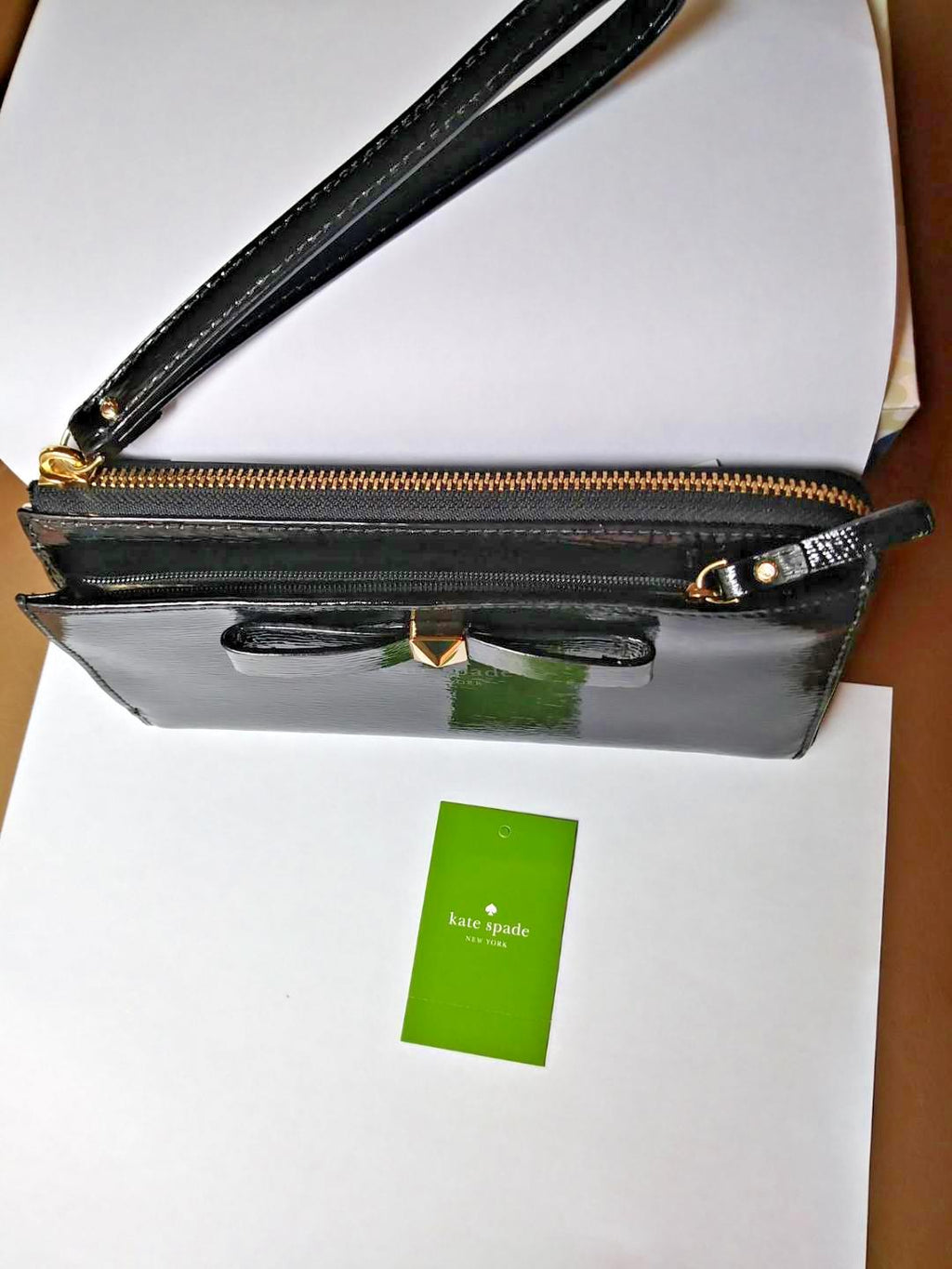 Kate Spade Disney bow wallet wristlet bag purse holiday gift party mom $229 -