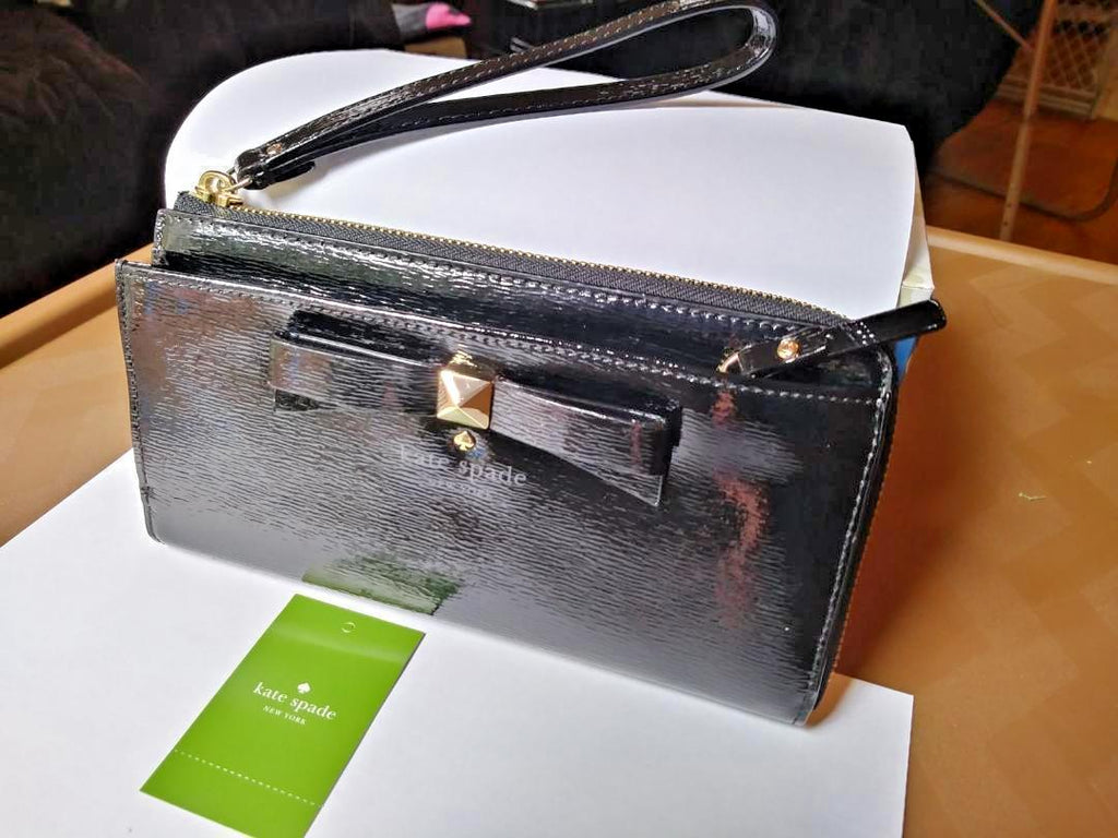 Kate Spade Disney bow wallet wristlet bag purse holiday gift party mom $229 -