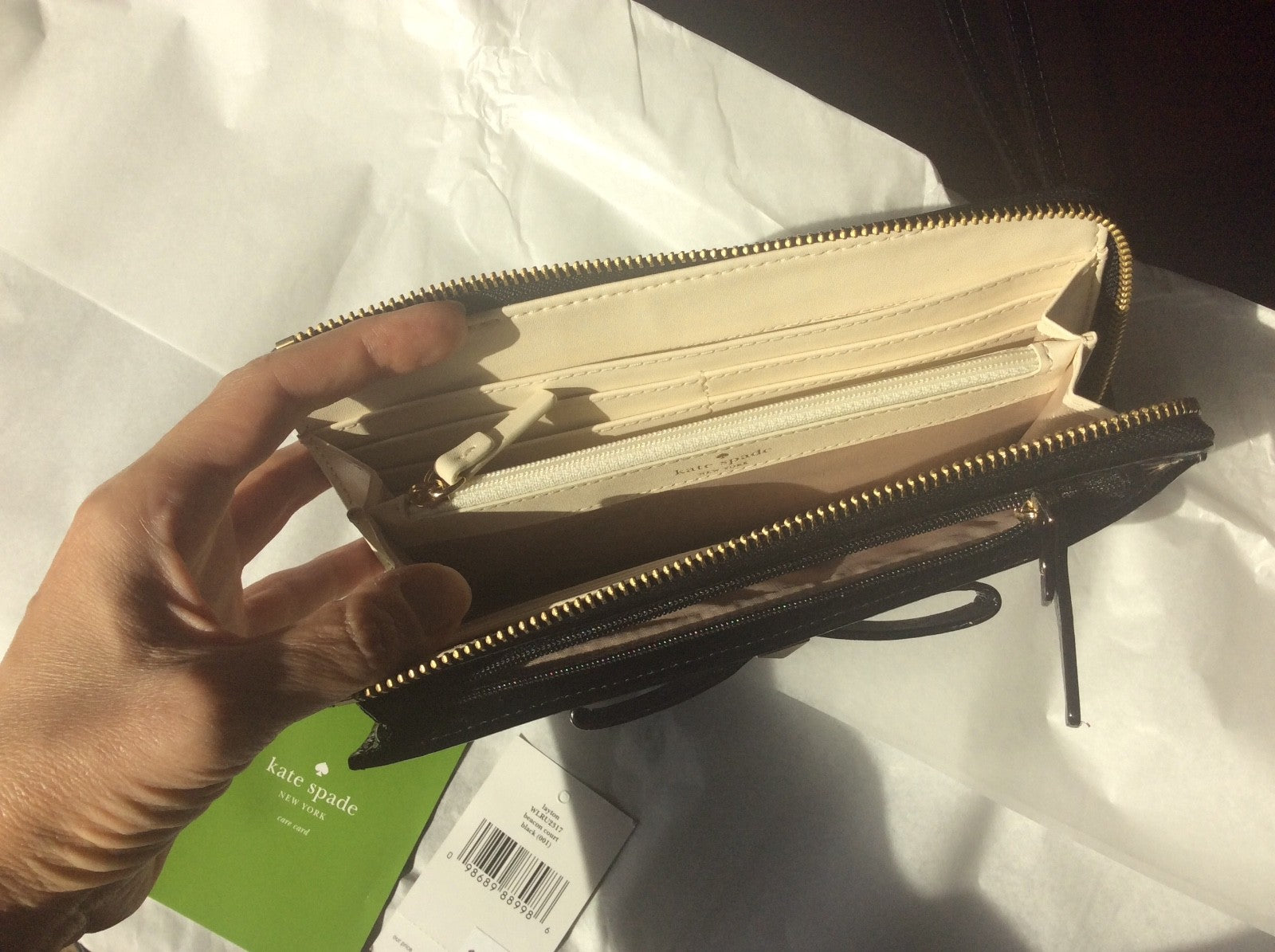 Kate Spade Disney bow wallet wristlet bag purse holiday gift party mom $229 -