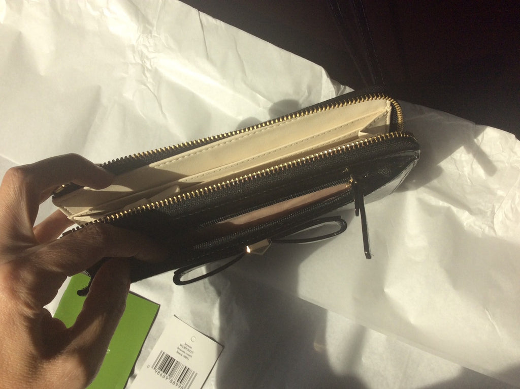 Kate Spade Disney bow wallet wristlet bag purse holiday gift party mom $229 -