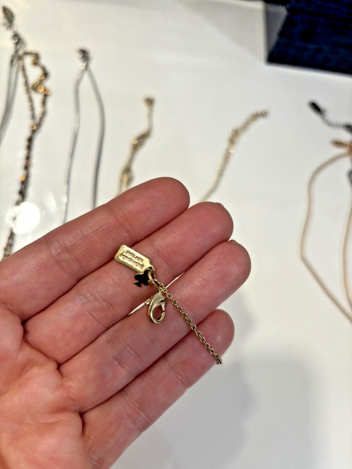 Kate Spade Necklace Jewelry Birthday GIFT gold silver holiday snowman $300 "