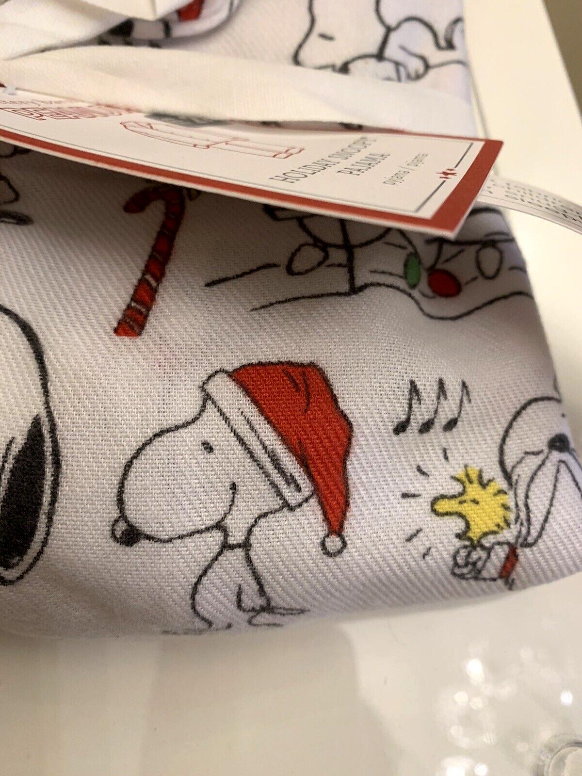 Pottery Barn SNOOPY holiday Disney Pajama sleep set pj SIZE 2 shirt pants kid `