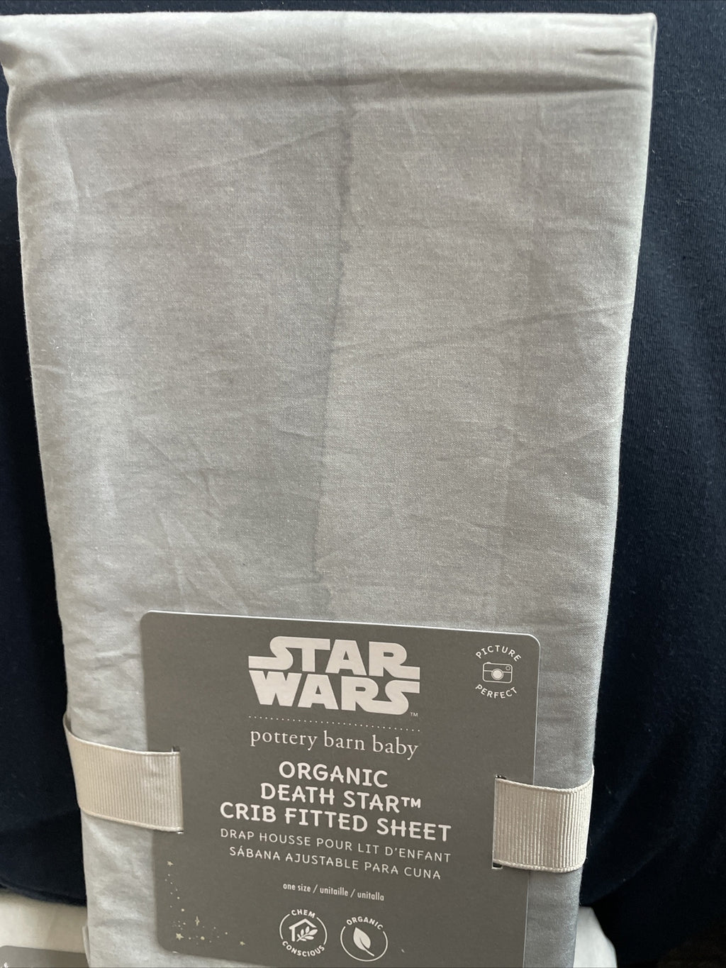 Disney Pottery barn STAR WARS Crib Toddler SHEET baby Picture Holiday gift boy `