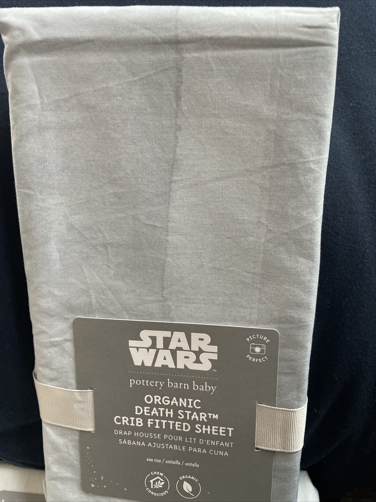 Disney Pottery barn STAR WARS Crib Toddler SHEET baby Picture Holiday gift boy `