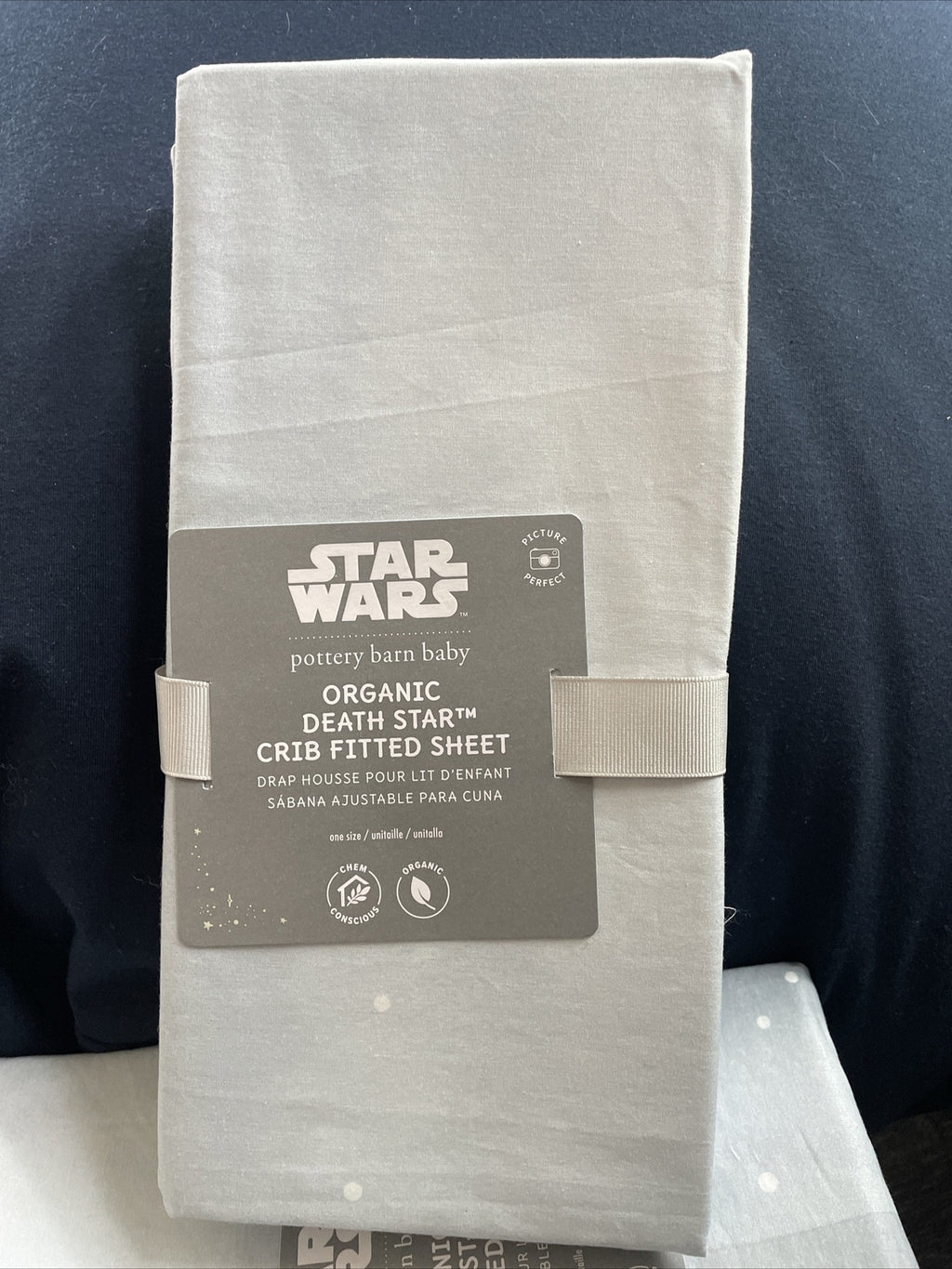 Disney Pottery barn STAR WARS Crib Toddler SHEET baby Picture Holiday gift boy `