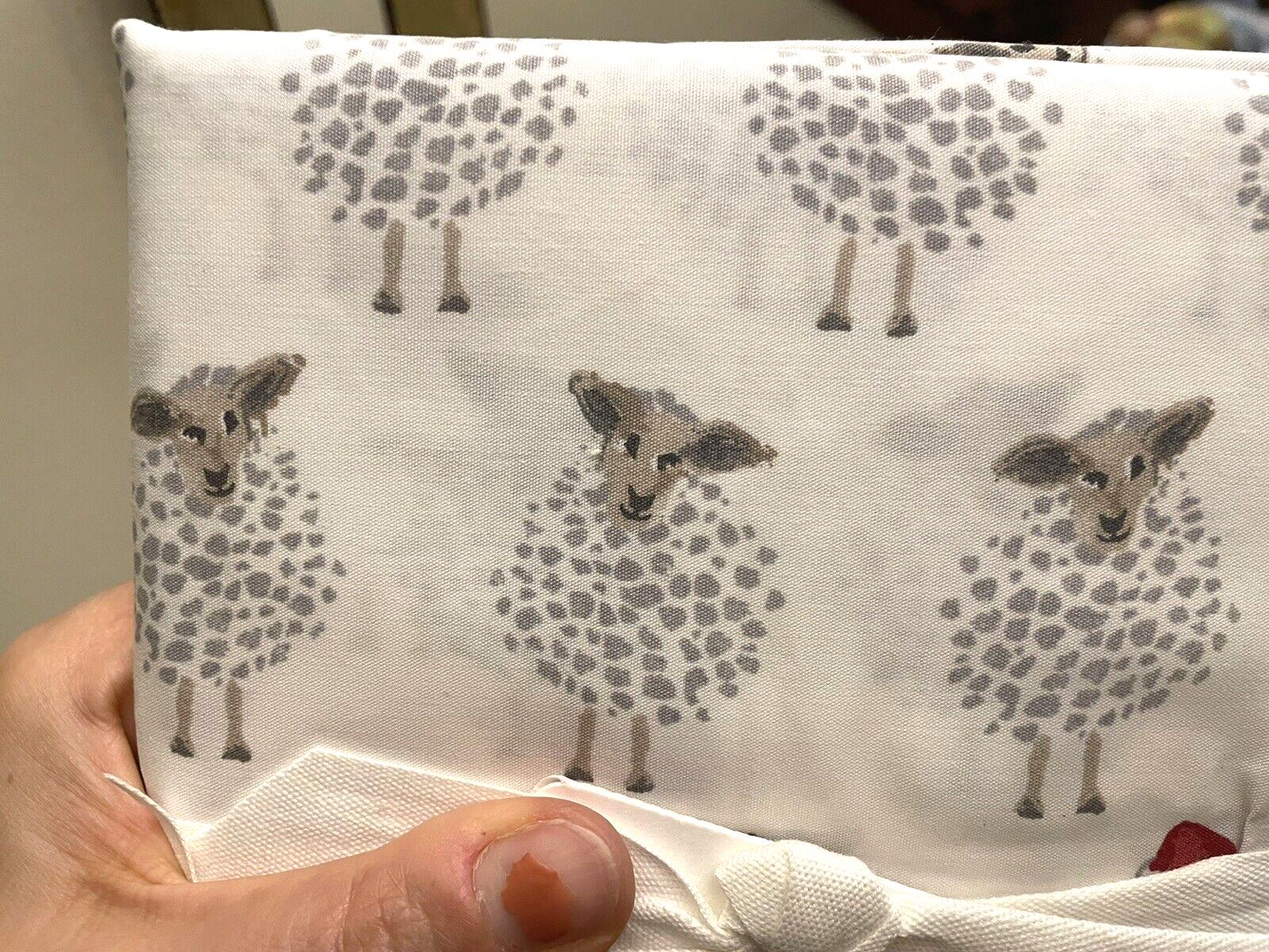 pottery barn Holiday Pillowcase KING Sheep Birthday Christmas Disney SET 2