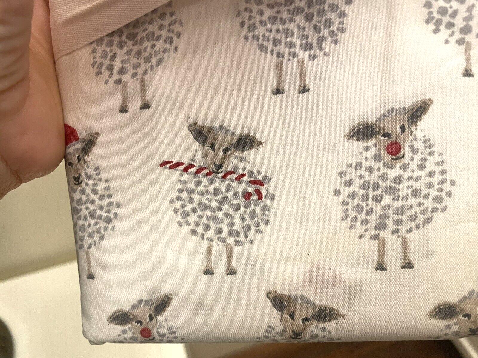 pottery barn Holiday Pillowcase KING Sheep Birthday Christmas Disney SET 2