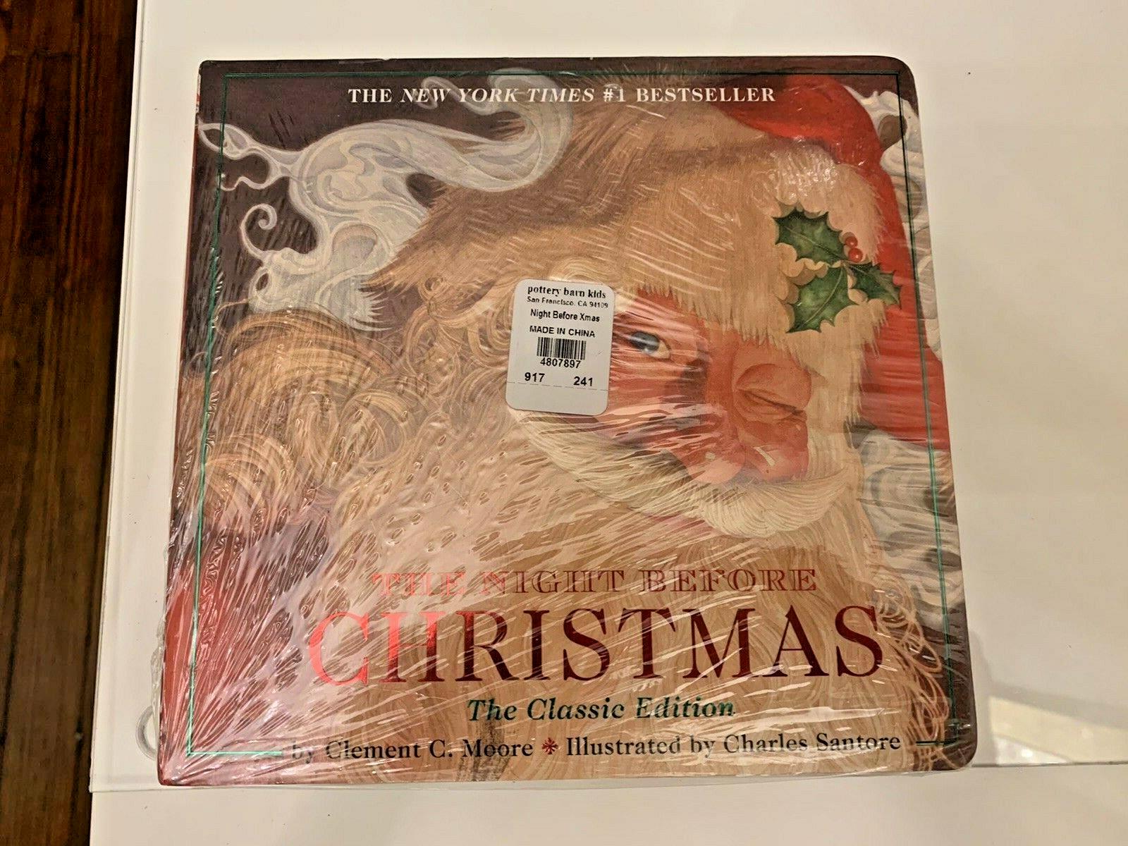 Pottery Barn Twas Night before Christmas book holiday gift school disney kids ,