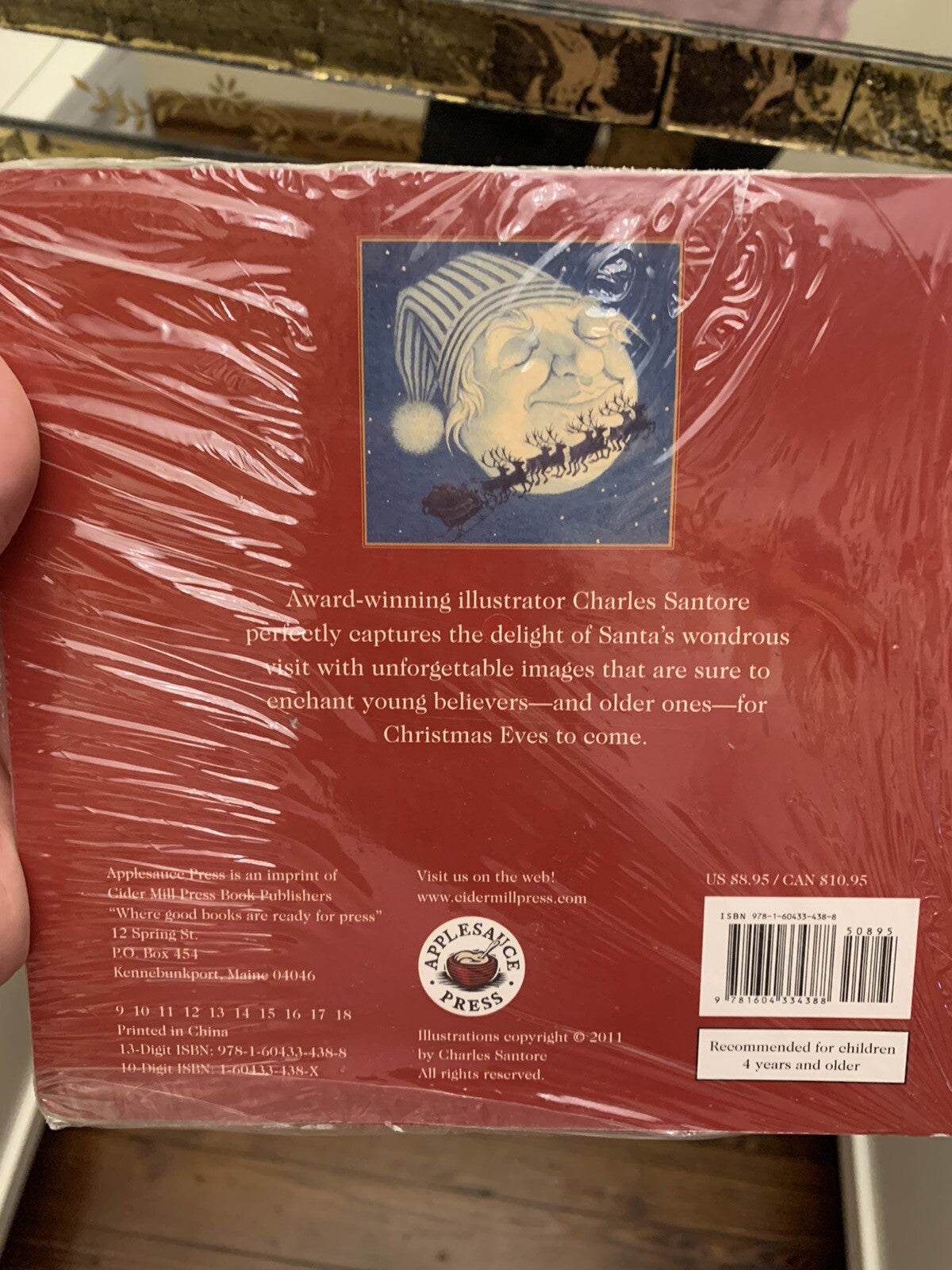 Pottery Barn Twas Night before Christmas book holiday gift school disney kids ,