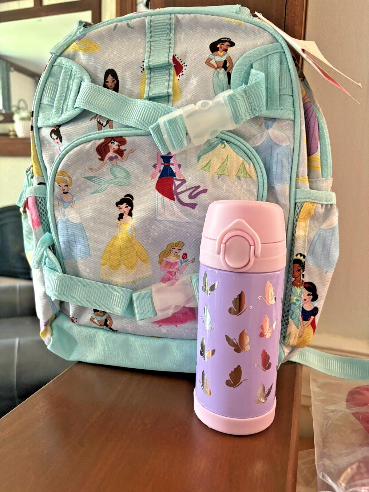 Pottery Barn school Disney BACKPACK Belle Cinderella princess travel Water  ?? n