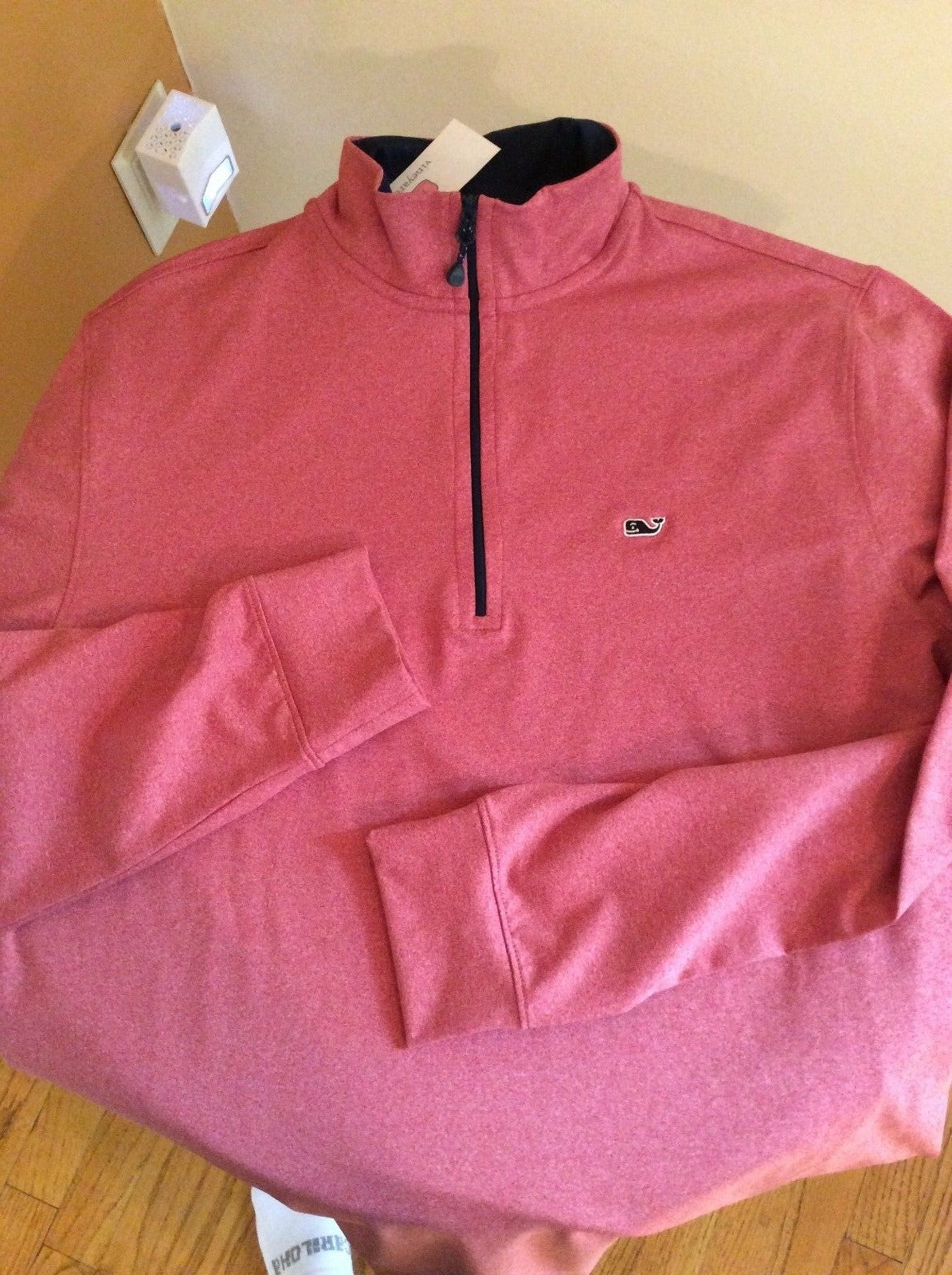 Vineyard Vines shirt long sleeve zip jersey teen boy man small holiday  $150 1