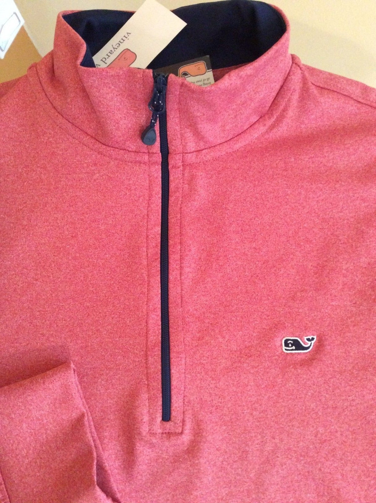 Vineyard Vines shirt long sleeve zip jersey teen boy man small holiday  $150 1