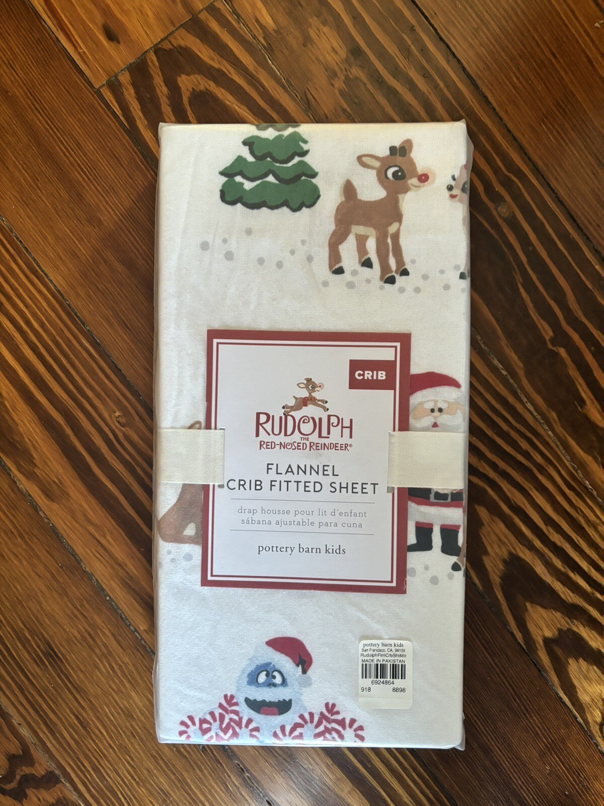 Pottery barn Disney Crib Toddler SHEET+ sham Rudolph Holiday Santa gift Winter [