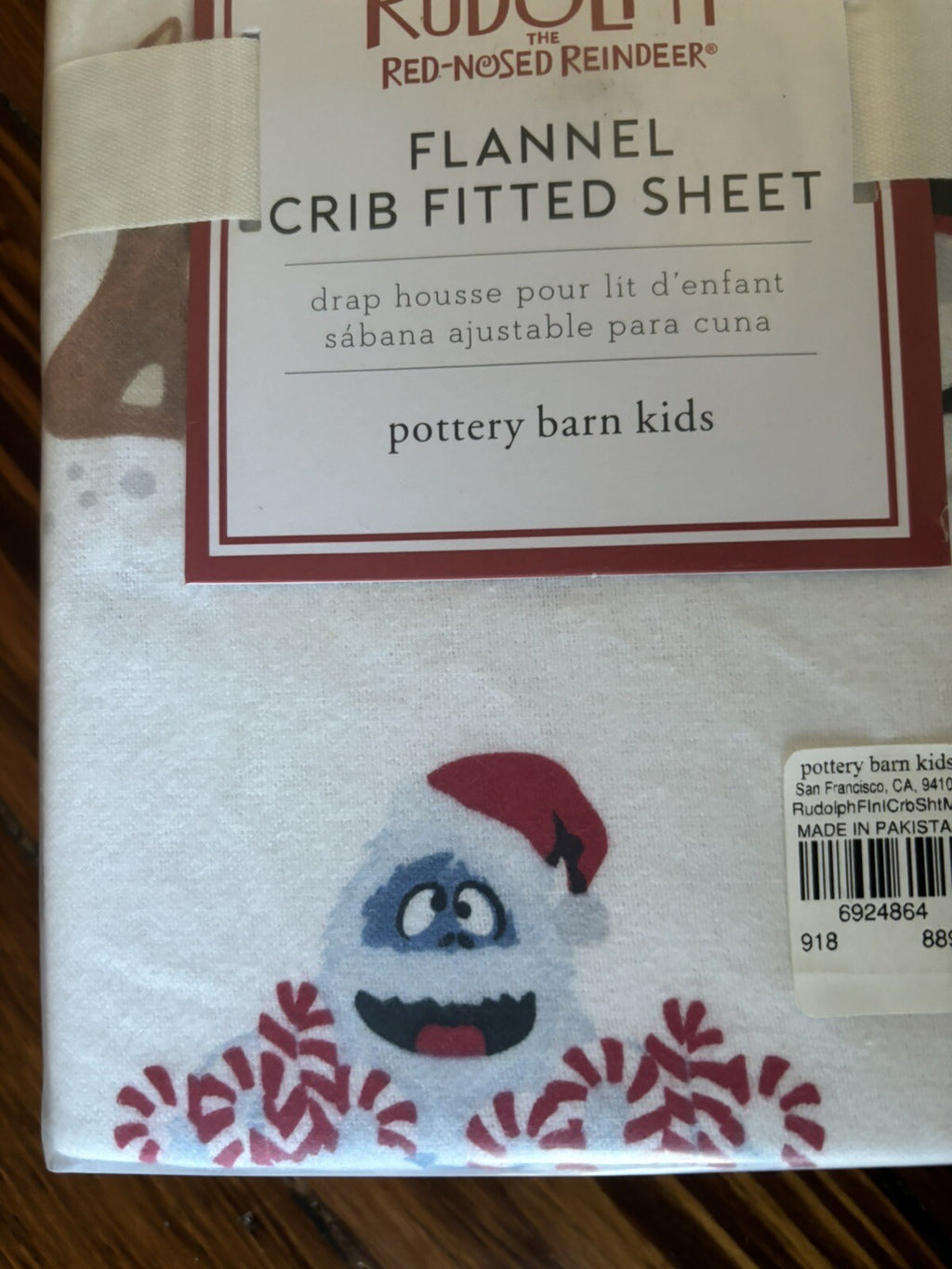 Pottery barn Disney Crib Toddler SHEET+ sham Rudolph Holiday Santa gift Winter [