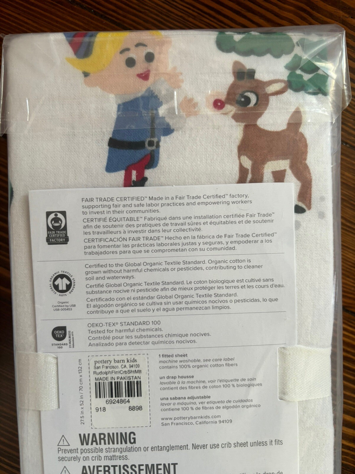 Pottery barn Disney Crib Toddler SHEET+ sham Rudolph Holiday Santa gift Winter [