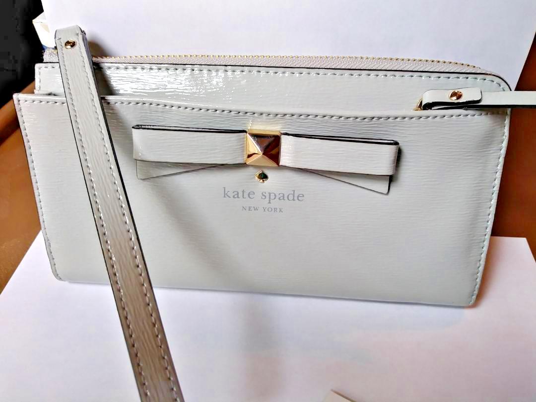 Kate Spade wallet wristlet bag bow Holiday mom gift party School girl $239 a