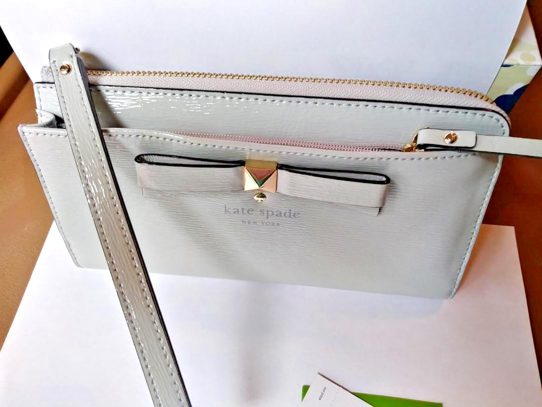 Kate Spade wallet wristlet bag bow Holiday mom gift party School girl $239 a
