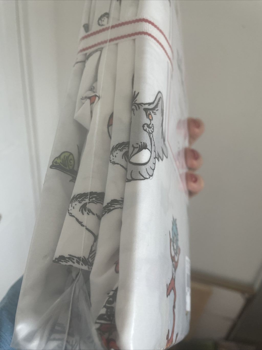 Disney Pottery Barn TODDLER bed SHEET SET Seuss baby crib holiday Christmas kid