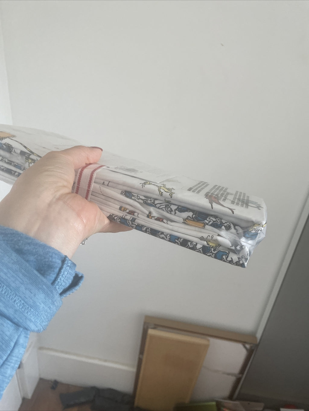 Disney Pottery Barn TODDLER bed SHEET SET Seuss baby crib holiday Christmas kid