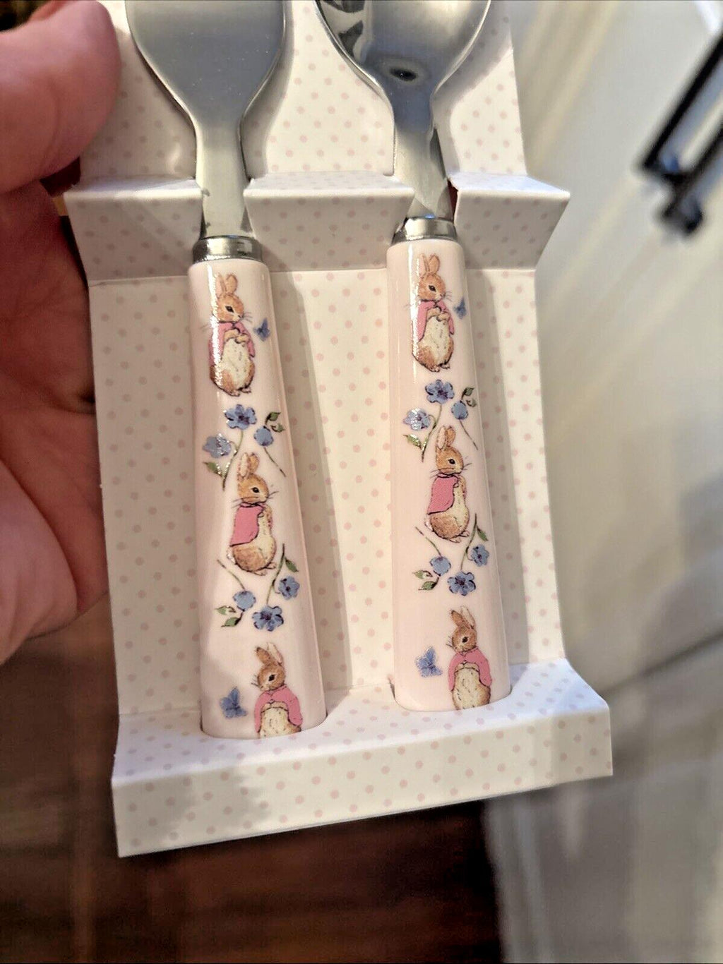 Pottery Barn Holiday Easter Peter Rabbit Utensil Party School disney Gift Set ,