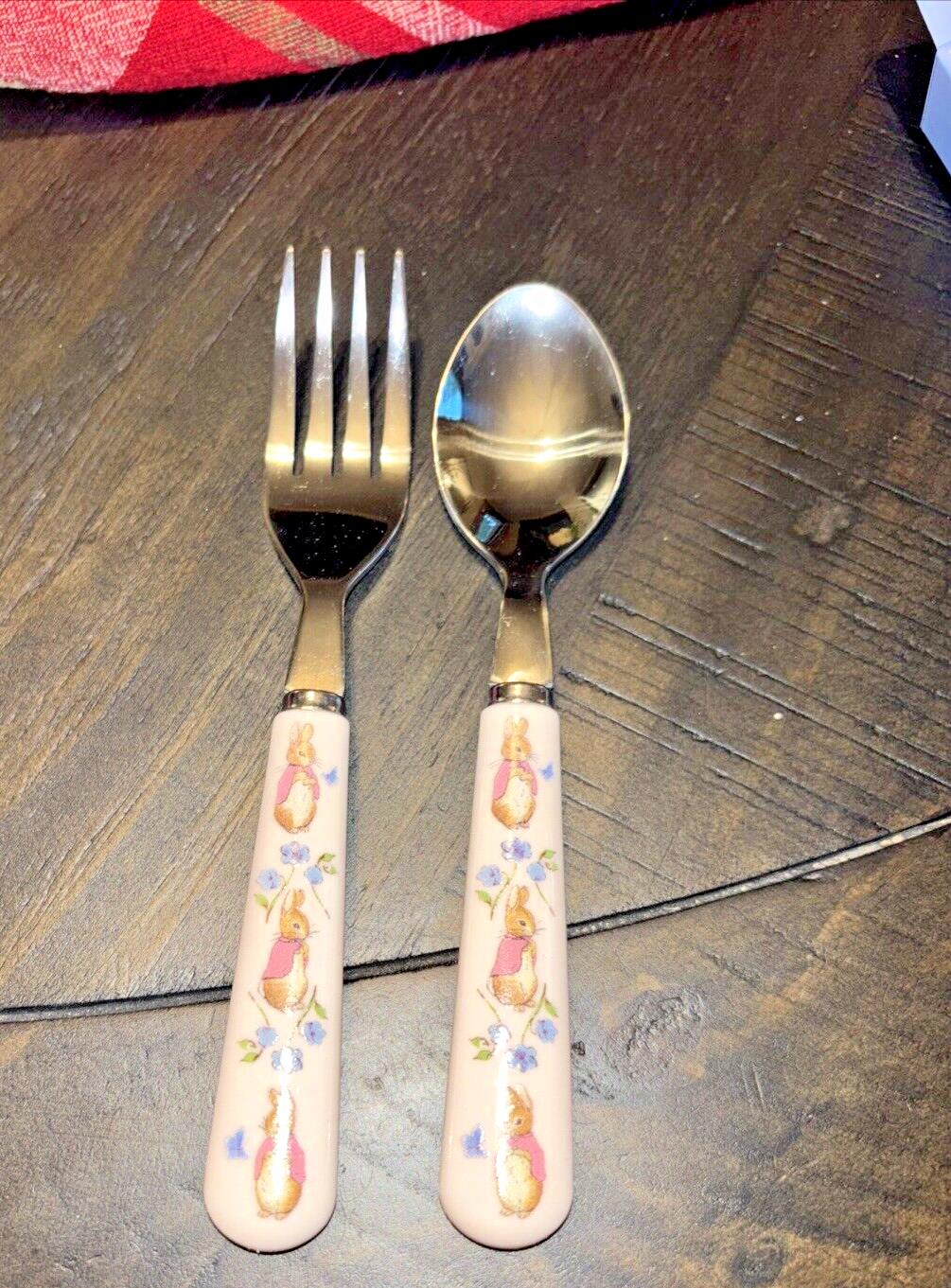 Pottery Barn Holiday Easter Peter Rabbit Utensil Party School disney Gift Set ,