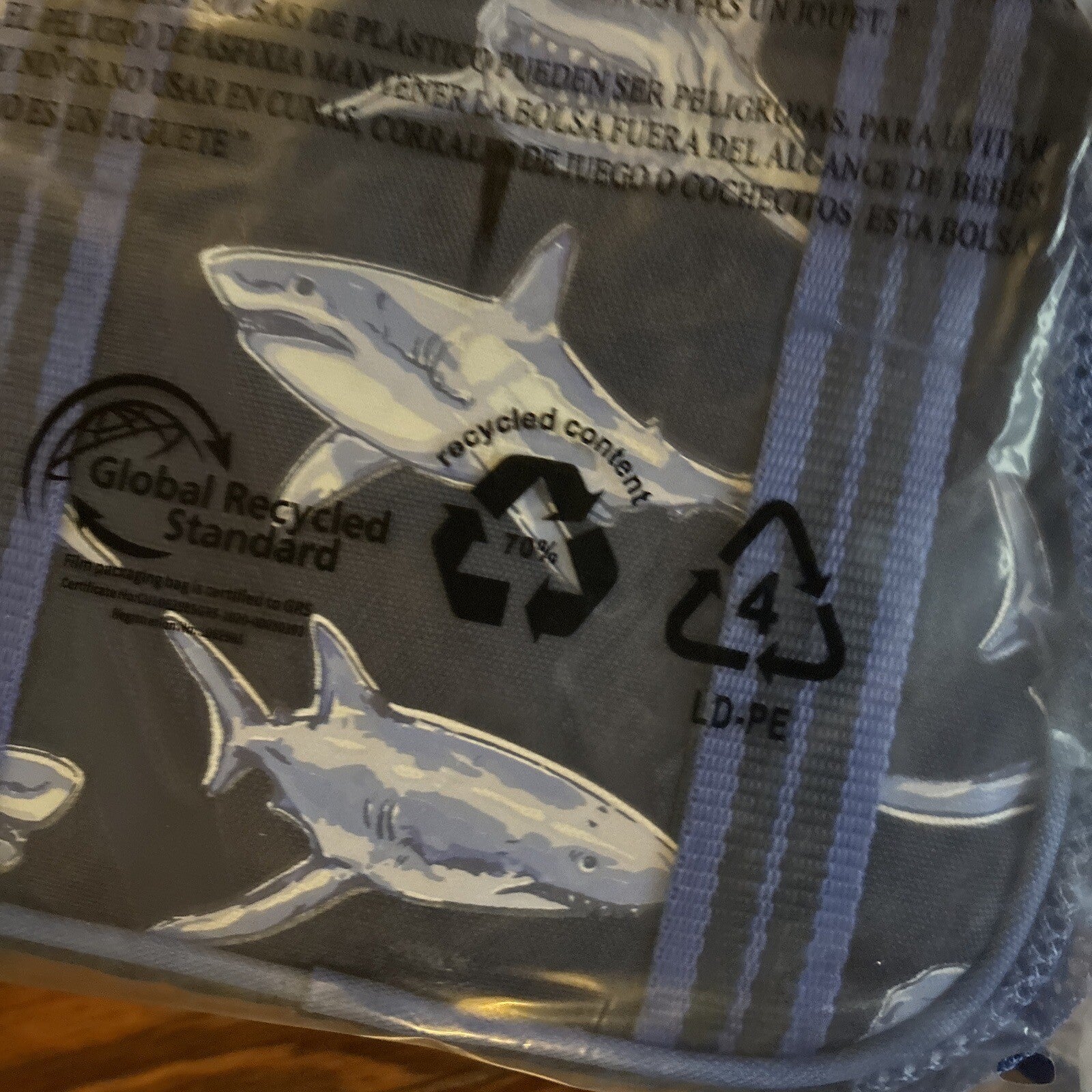 Disney School Pottery barn Shark Lunch box travel holiday ocean fish surf gift n