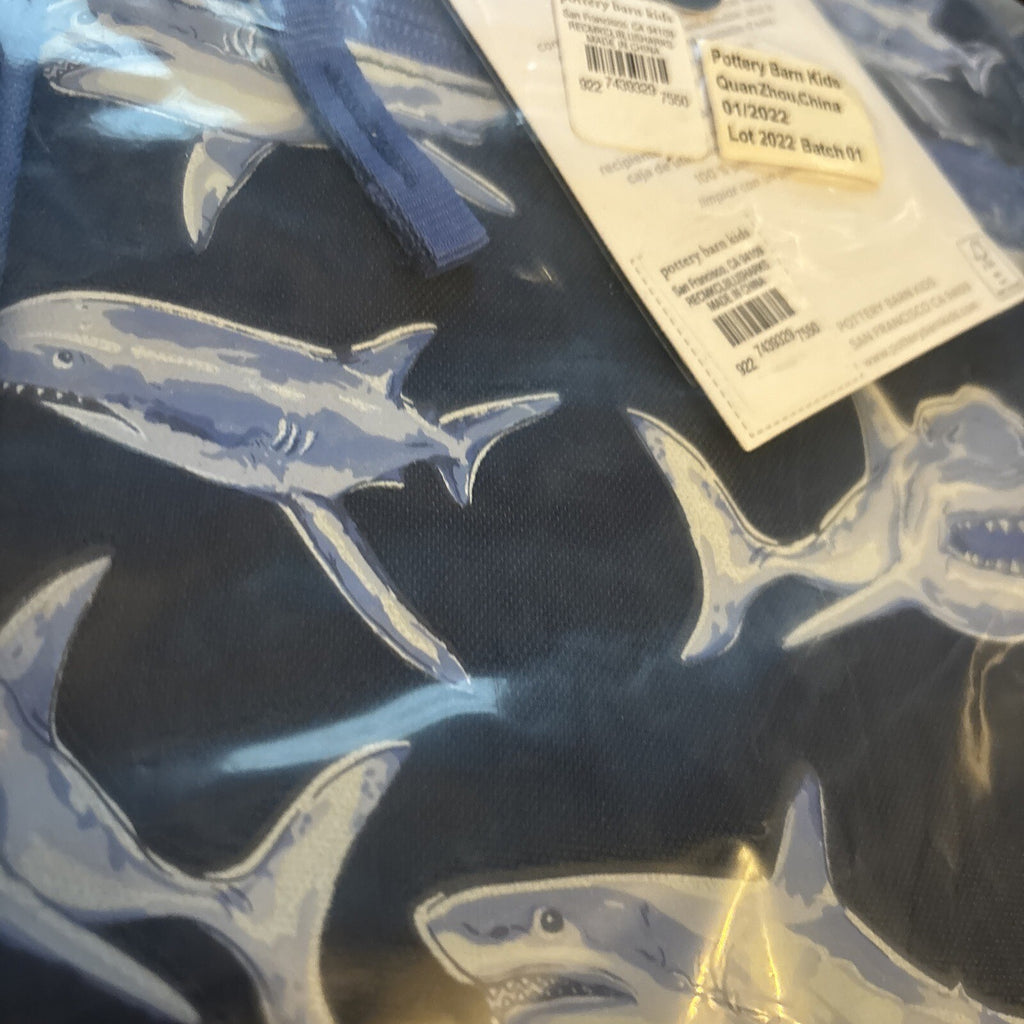 Disney School Pottery barn Shark Lunch box travel holiday ocean fish surf gift n