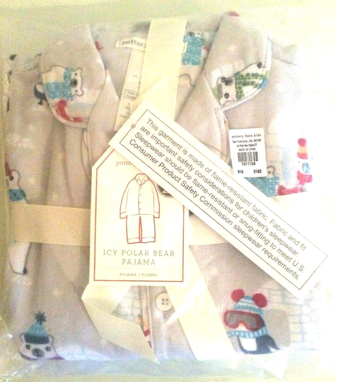 Pottery Barn Disney holiday Pajama Bear sleep kid pj SIZE 4 Disney party gift b