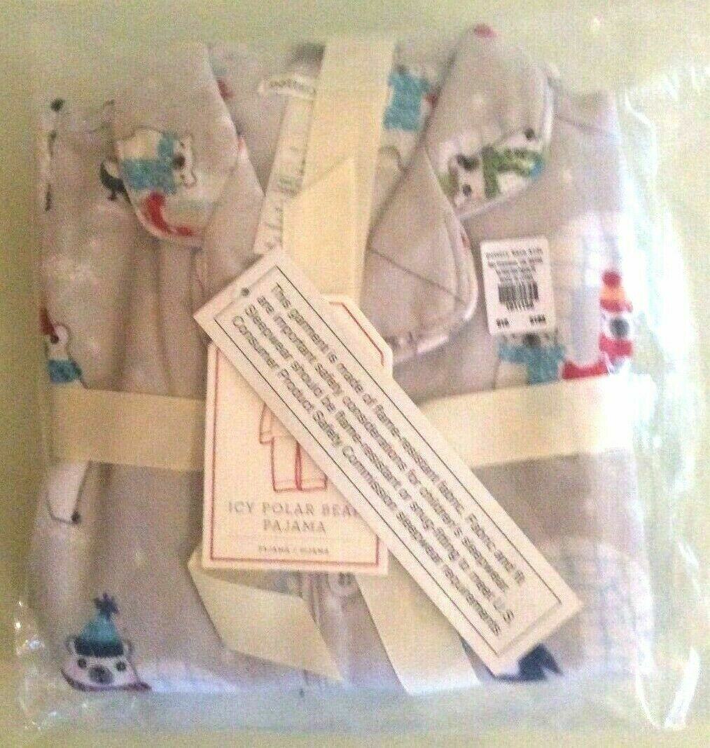 Pottery Barn Disney holiday Pajama Bear sleep kid pj SIZE 4 Disney party gift b