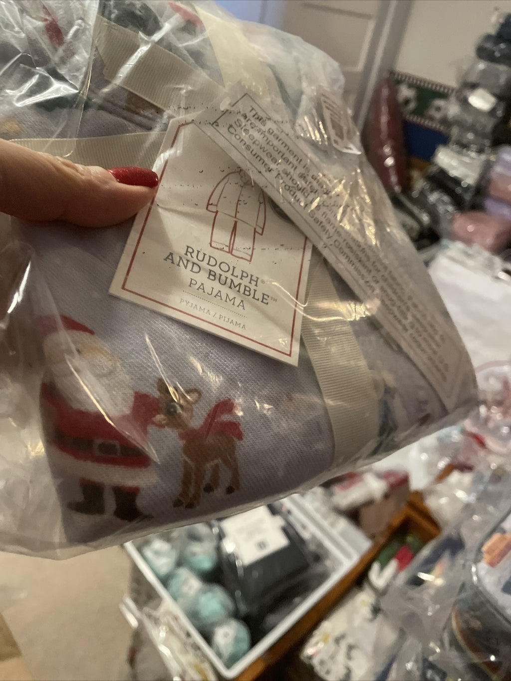 Pottery Barn Holiday Disney Pajama santa Rudolph PJ toddler Christmas Gift Boy \