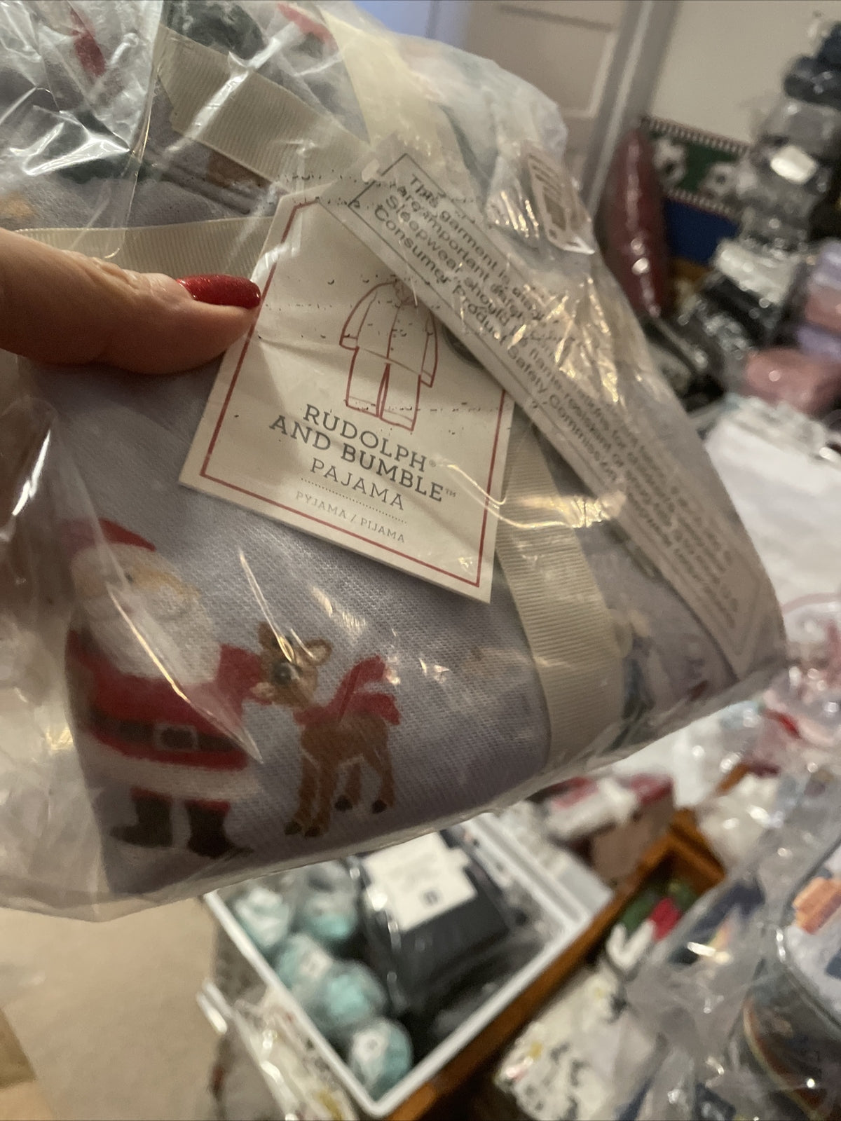 Pottery Barn Holiday Disney Pajama santa Rudolph PJ toddler Christmas Gift Boy \