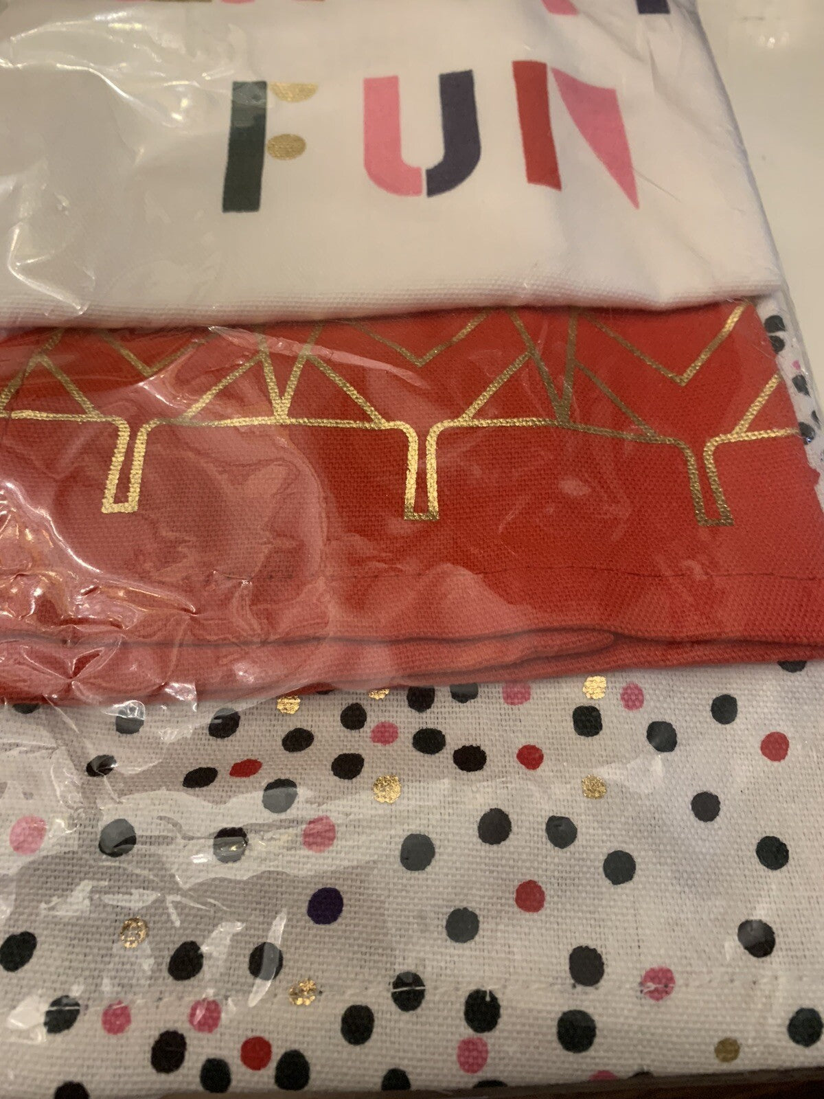 Kate Spade kitchen hand towels holiday gift Christmas wedding mom guest SET 3 b