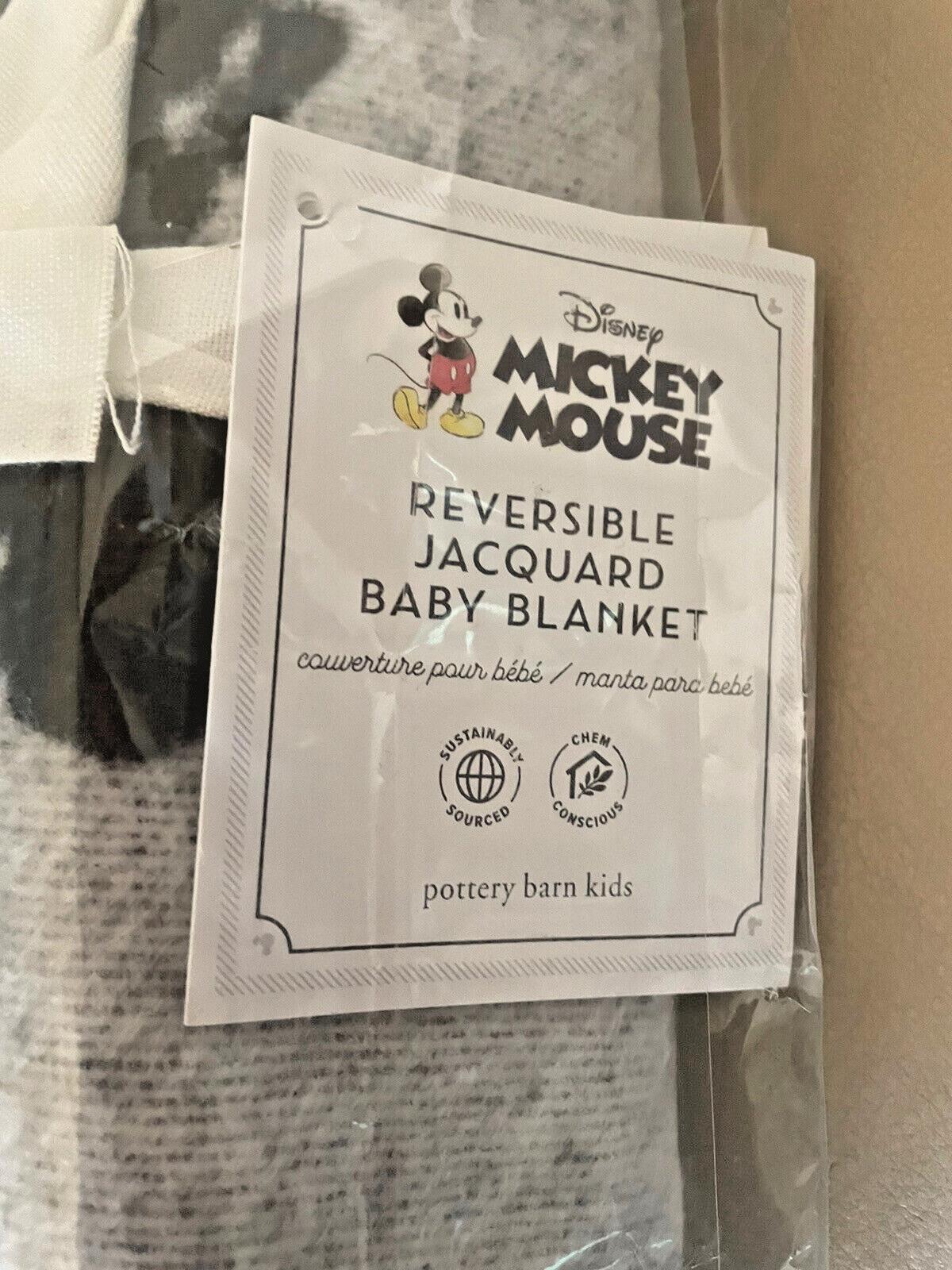 Disney Pottery barn Mickey Mouse Blanket holiday Birthday gift baby party trip a