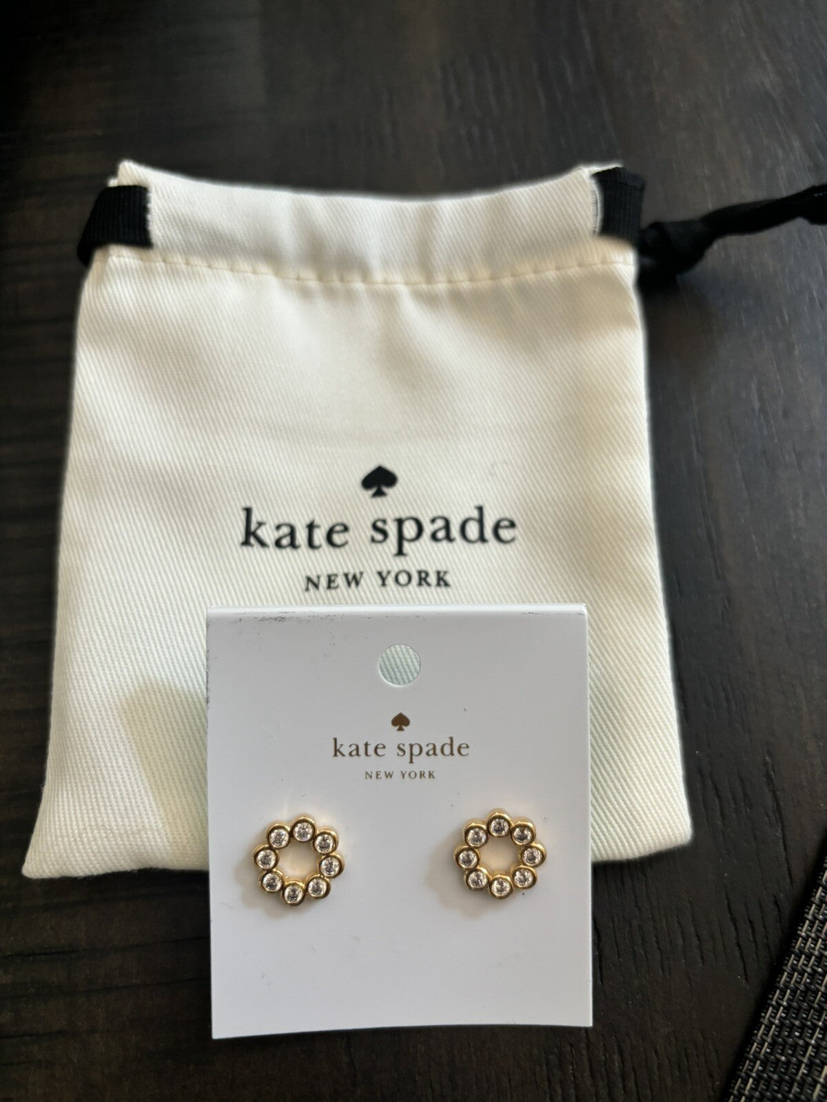 Kate Spade gold earrings Disney holiday gift teen birthday girl school holiday -