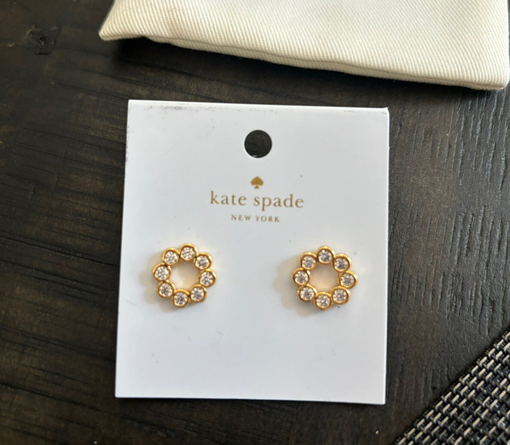 Kate Spade gold earrings Disney holiday gift teen birthday girl school holiday -