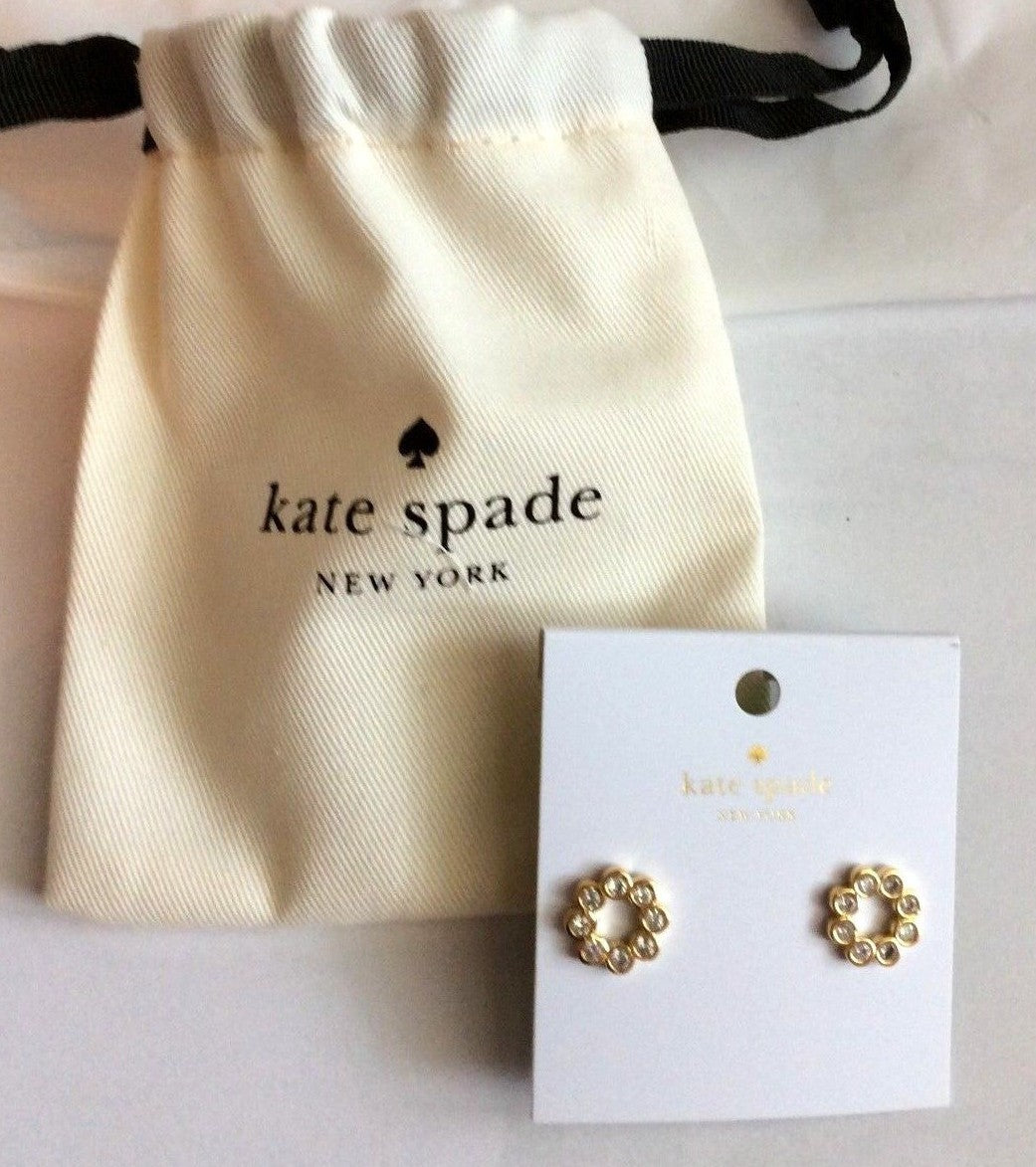 Kate Spade gold earrings Disney holiday gift teen birthday girl school holiday -