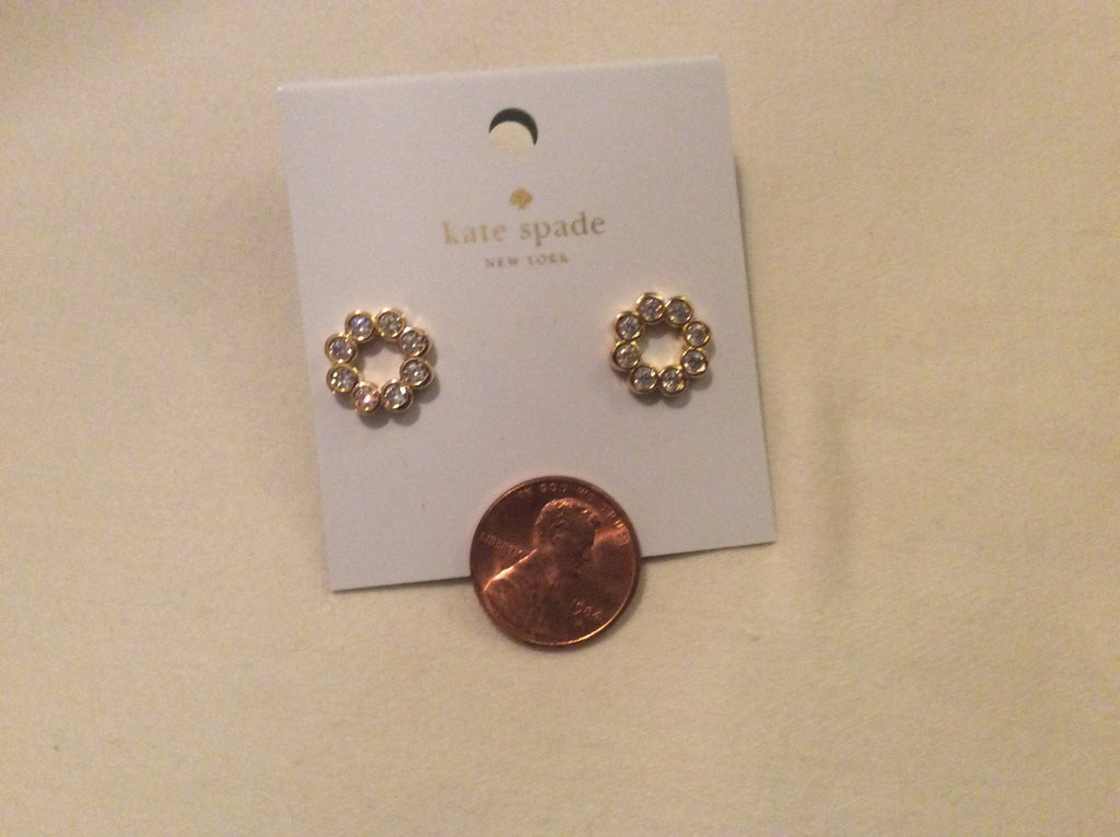 Kate Spade gold earrings Disney holiday gift teen birthday girl school holiday -
