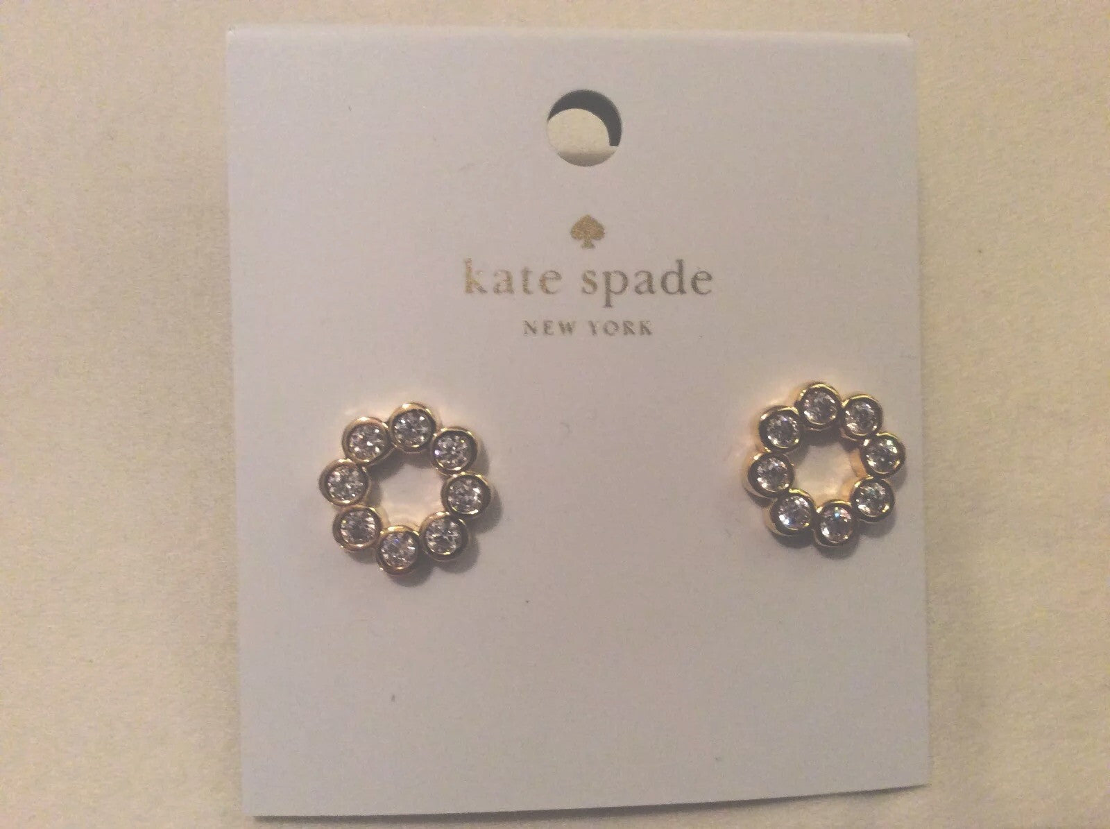 Kate Spade gold earrings Disney holiday gift teen birthday girl school holiday -