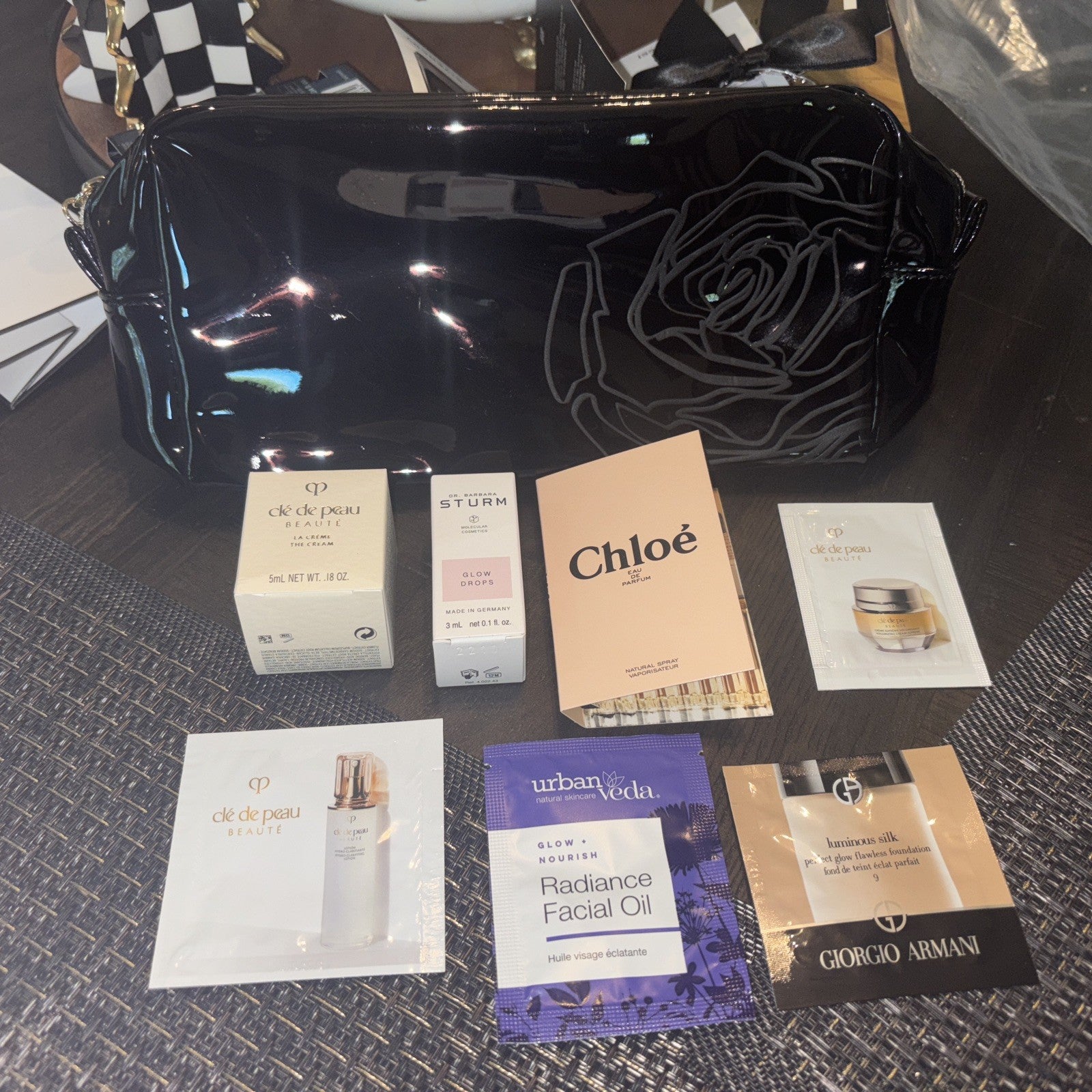 Sturm Cle De Peau Armani?Perfume beauty bag Cream gift Set Travel Girl ?? $388n